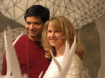 Dharmesh, Kirsten, HubSpot Holiday Party
