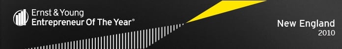2010 Ernst & Young Entrepreneur of the Year NE awards banner