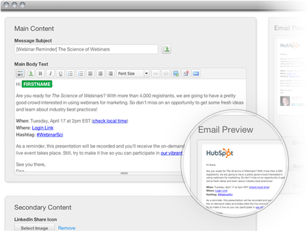 Hubspot 3 Intelligent Email System