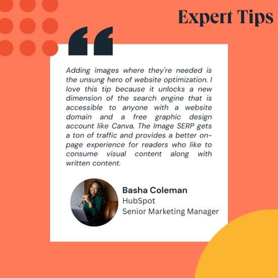 website optimization: Basha Coleman Tips