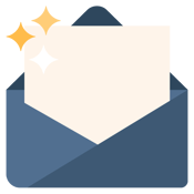 Ícone de e-mail: gere conteúdo de e-mail com o Assistente de Campanhas