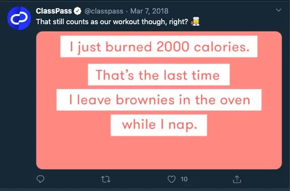 ClassPass Twitter