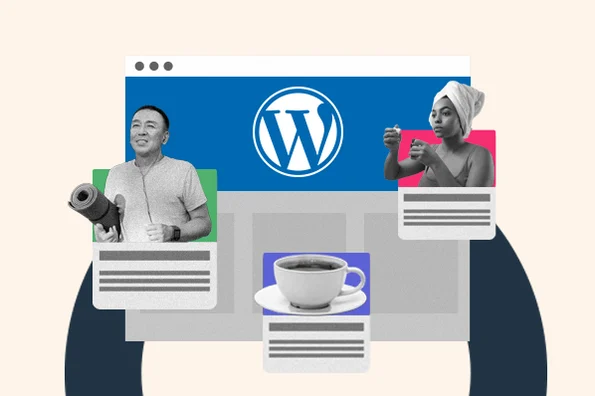 display random posts illustrations