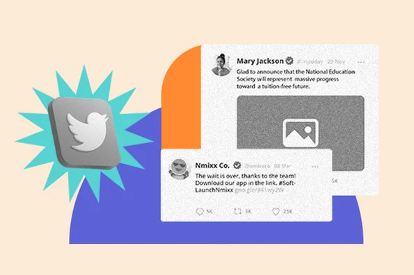 twitter cards basics: image shows tweets and the twitter icon right next to the tweets