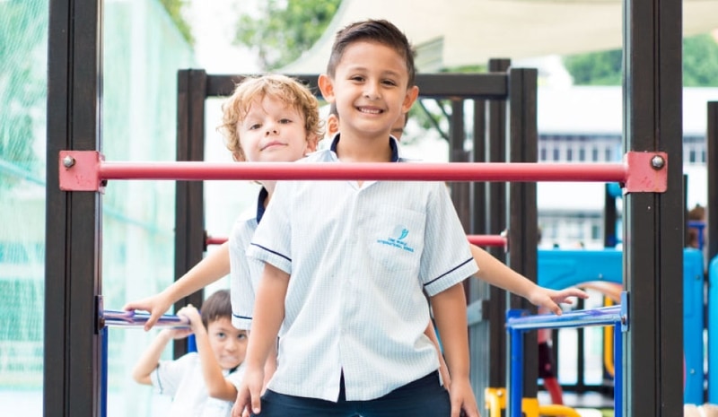 children at playground