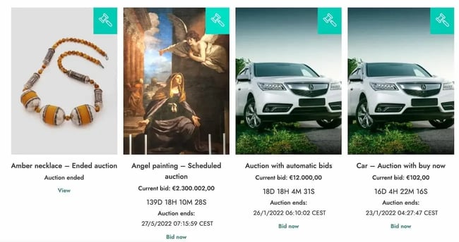 wordpress auction plugin: YITH auctions for woocommerce 