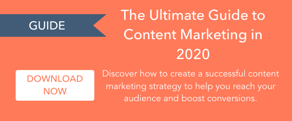 - Guide: The Ultimate Guide to Content Marketing in 2020 > Discover how to create a successful content marketing strategy to help you reach your audience and boost conversions