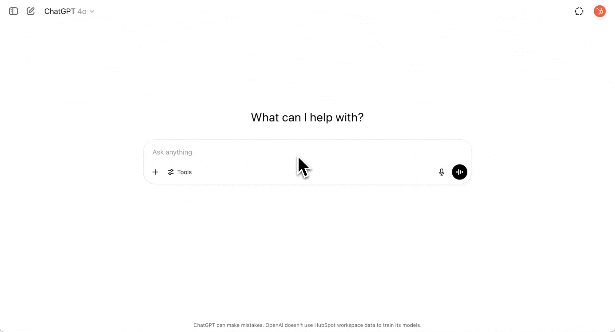 Animated gif image showing how to enable the HubSpot Connector