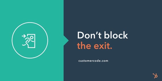 customer-code-dont-block-the-exit