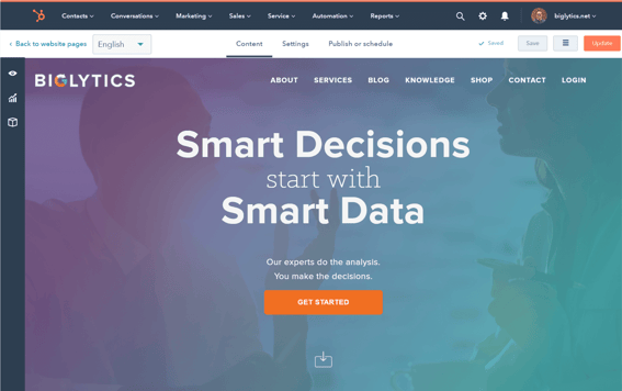 HubSpot Standalone CMS for startups