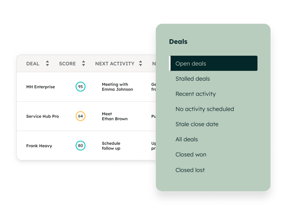 sui of sales hub sales workspace deals tab