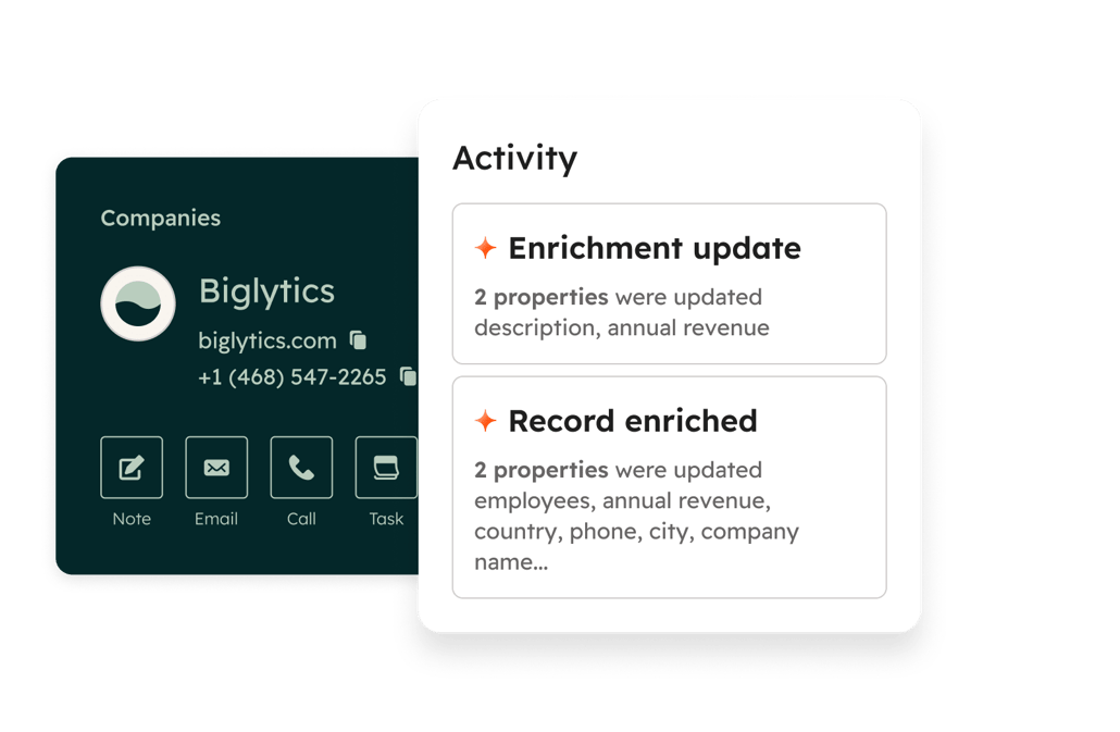 How to use HubSpot's AI software to enrich your data and company records