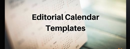 Editorial Calendar Templates