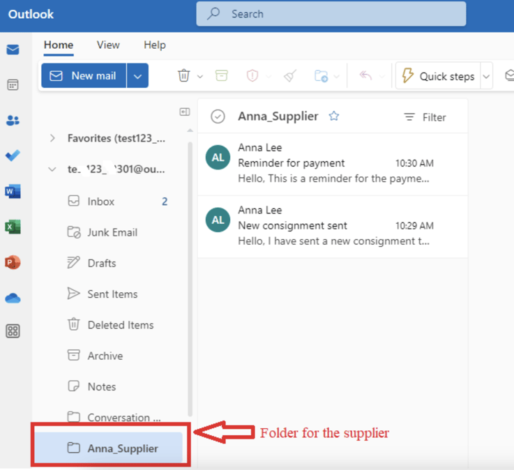 How to organize Outlook email using folders and rules
