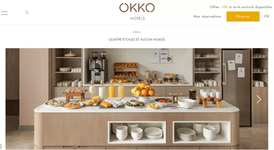 site web de Okko Hôtels