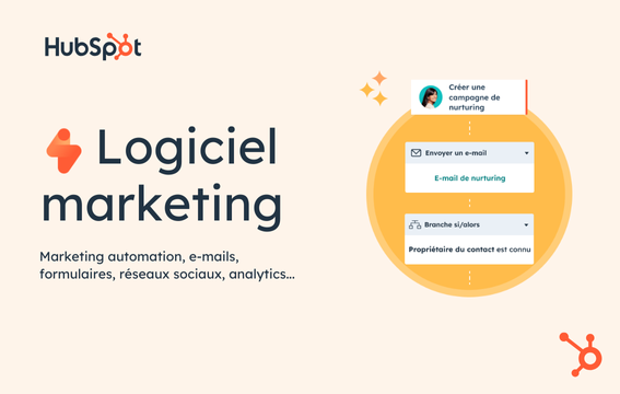 Logiciel marketing de HubSpot