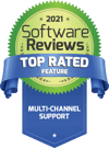 Service Hub von HubSpot ist auf SoftwareReviews Gewinner bei Multi-Channel Support