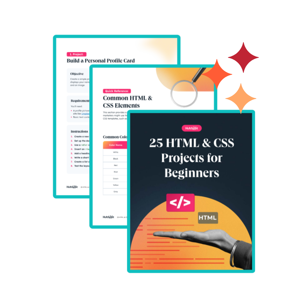 25 HTML & CSS Projects for Beginners