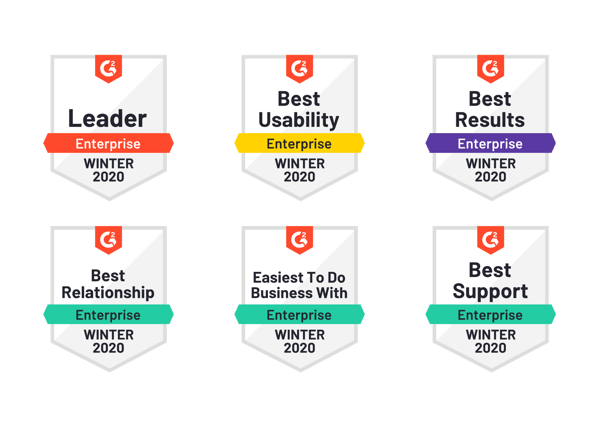 G2 Winter 2020 Enterprise Badges