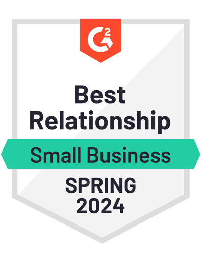 G2 Best Relationship Award, Winter 2024