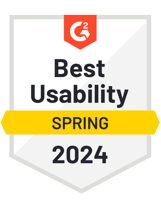 G2 Badge 2024 - Best Usability