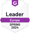 G2 Badge 2024 Europe Leader