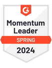 Momentum Leader Winter 2023 G2 Badge