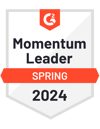 G2 Badge Winter 2024 - Momentum Leader