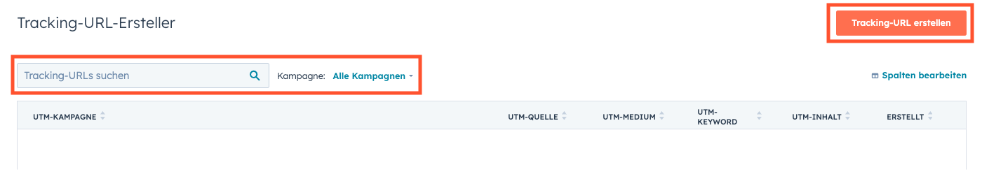 UTM-Parameter erstellen in HubSpot