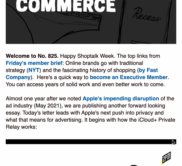 b2b newsletter example 2pm