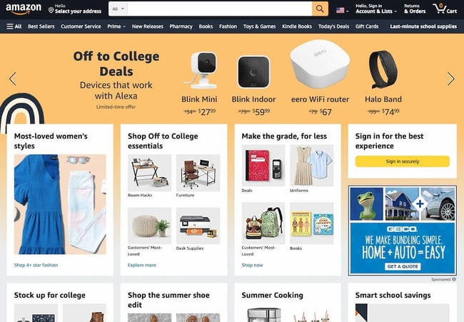 Omni-Channel Marketing Example: Amazon