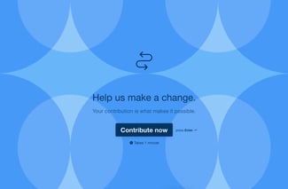 contribution donation form template from typeform