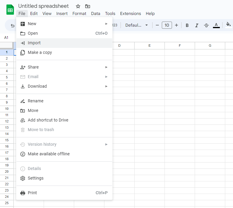 How to Convert an Excel Document to a Google Sheet