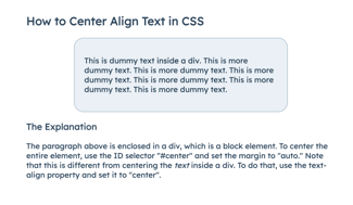 How to Center Text & Headers in CSS Using the Text-Align Property