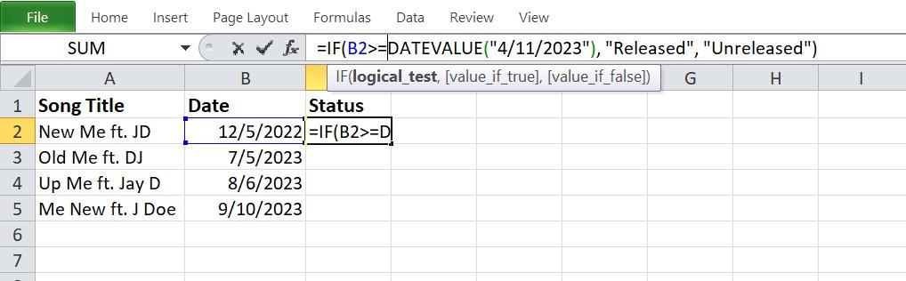 How to Use IF-THEN Statements in Excel