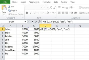 How to Use IF-THEN Statements in Excel