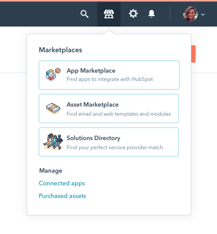 In app navigation