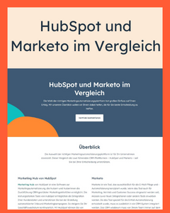 Berichterstattung: HubSpot und Marketo im Vergleich