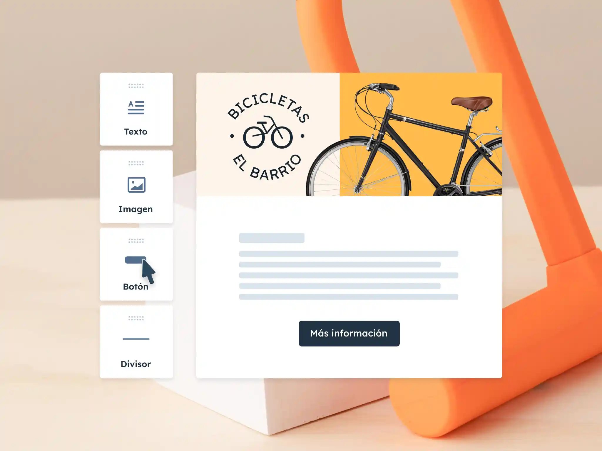 ilustración de tienda de bicicletas online
