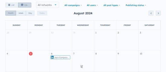 KB - Social Calendar