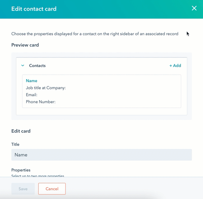 association-card-properties