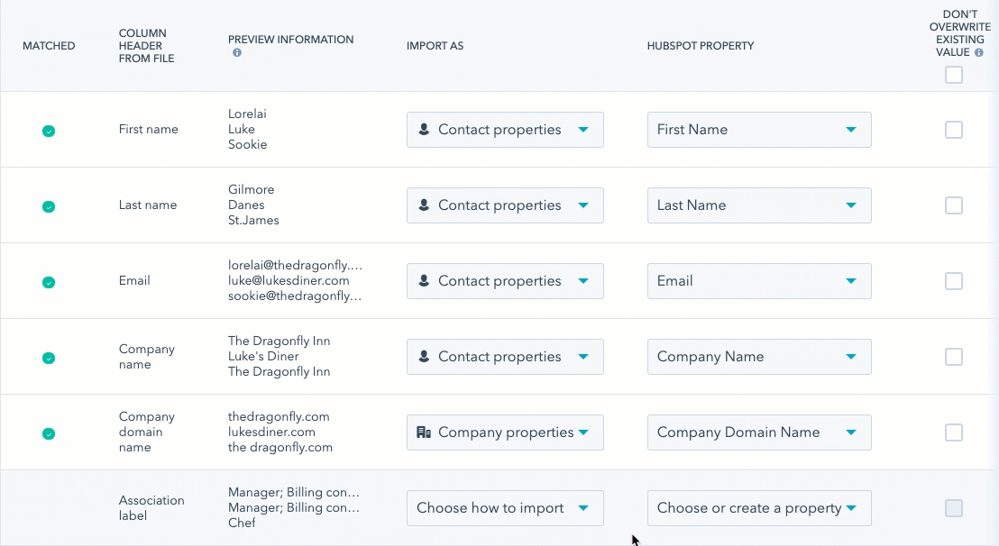 association-label-import
