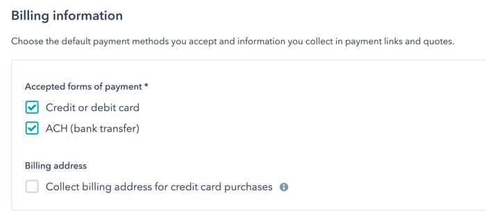 default-payment-methods