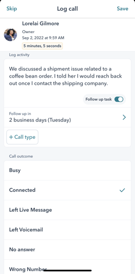 hubspot-mobile-call-log