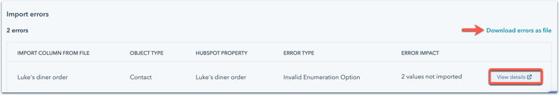 import-errors-table