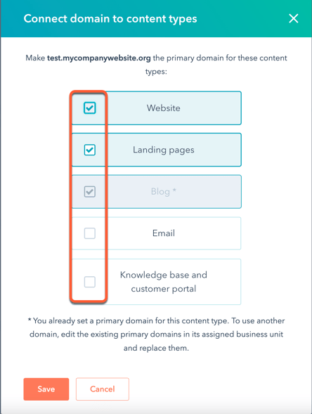 select-content types