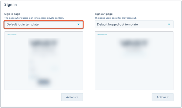 sign-in-page-templates