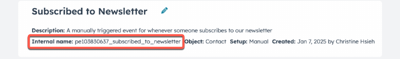 Create custom events