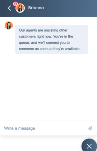 live chat widget