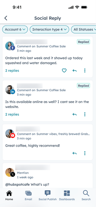 social reply on mobile screen-1